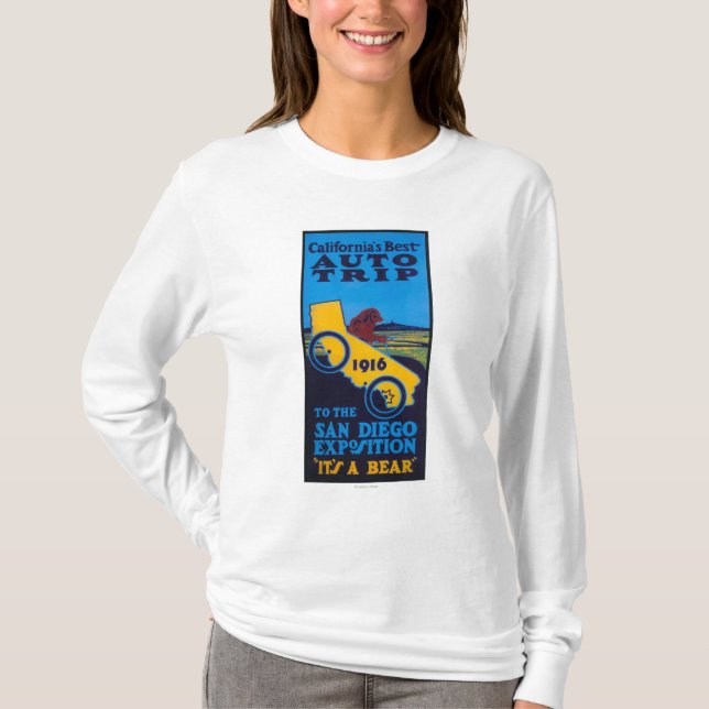 Ausstellungs-förderndes Plakat T-Shirt (Vorderseite)