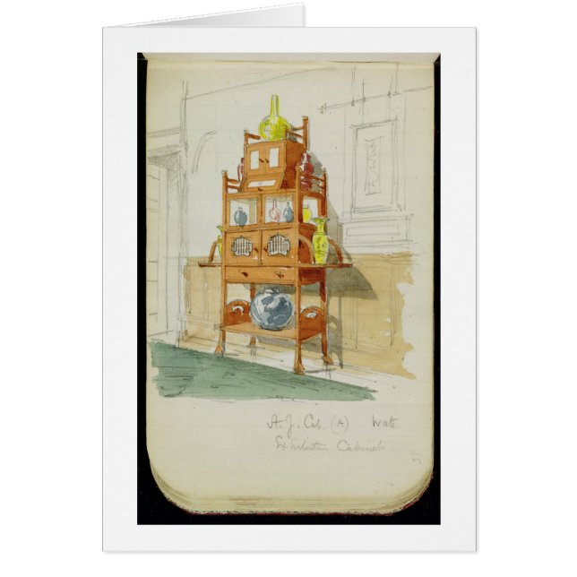 Ausstellungs-Kabinett, c.1860s-70s (w/c u. (Vorne)