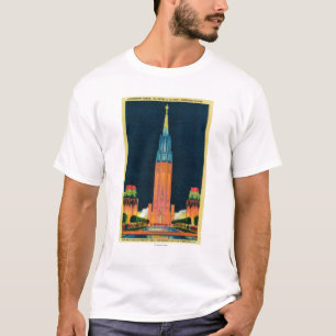 Ausstellungs-Turm, der Helm zum Sun T-Shirt