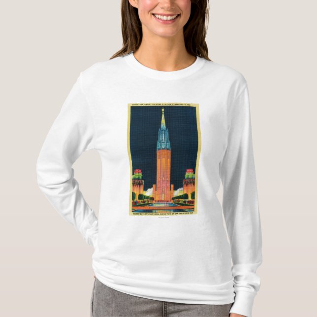 Ausstellungs-Turm, der Helm zum Sun T-Shirt (Vorderseite)