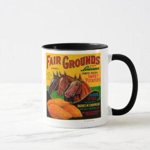 Ausstellungsgelände-Jamswurzel LabelBreaux Brück Tasse