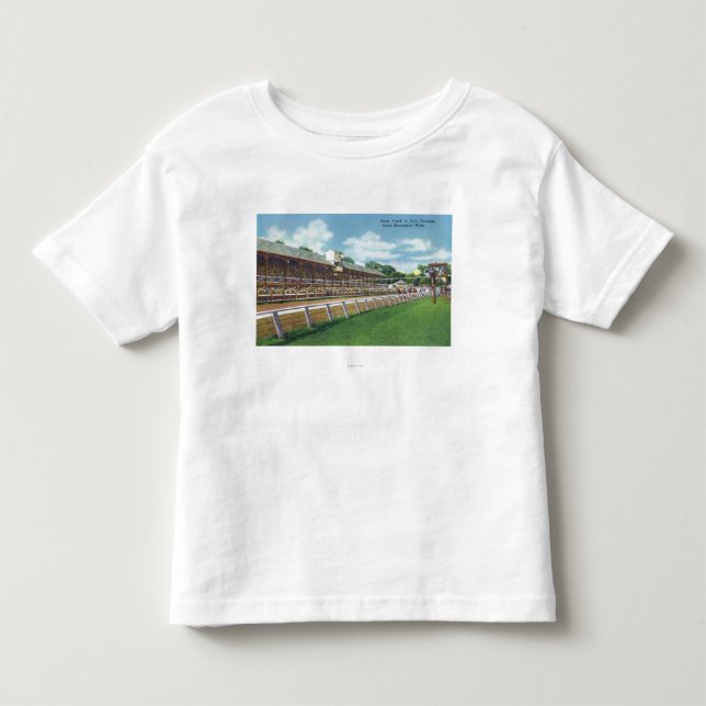 Ausstellungsgelände-Rennstrecke-Ansicht Kleinkind T-shirt (Vorderseite)