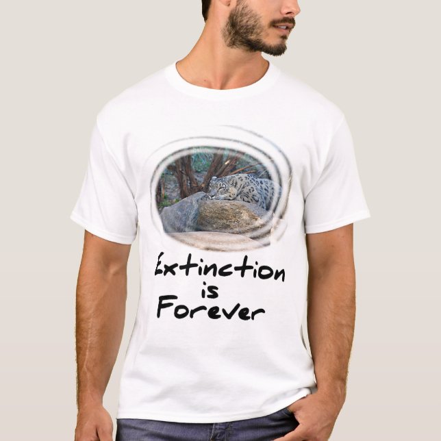 Aussterben ist für immer T-Shirt (Vorderseite)