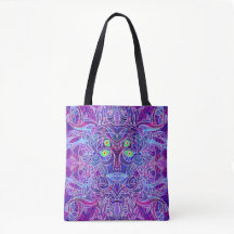 Ausstieg in Pflaume und Periwinkle-Tasche