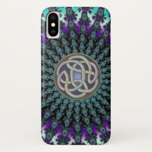 Ausstrahlen des FraktalMandalaGrungeceltic-Knotens Case-Mate iPhone Hülle
