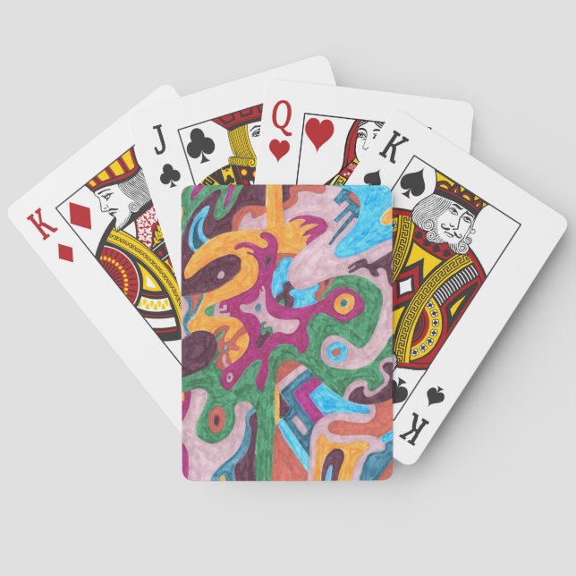 Ausströmen Spielkarten (Rückseite)