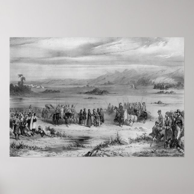 Austausch von Gefangenen durch den Bischof von Alg Poster (Vorne)