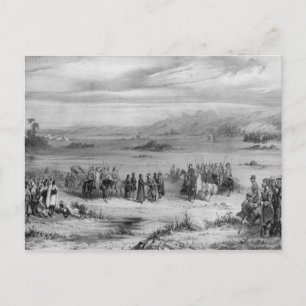 Austausch von Gefangenen durch den Bischof von Alg Postkarte