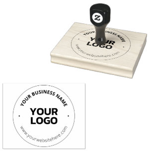 Austausch von Logos und Firmennamen Schwarz Gummistempel