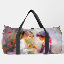 Austausch von Rose und Freundschaft Duffle Bag