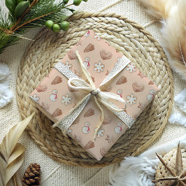 Austausch von Weihnachts-Cookies Geschenkpapier