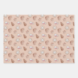 Austausch von Weihnachts-Cookies Geschenkpapier Set