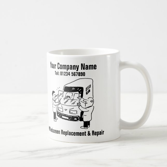 Austausch von Windschutzscheiben und Reparaturen v Kaffeetasse (Rechts)