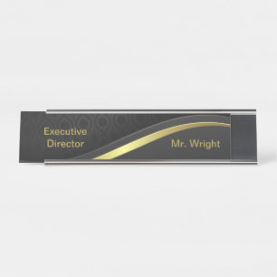 austauschbare Schreibtischnamensplatte Schreibtischnamensplakette