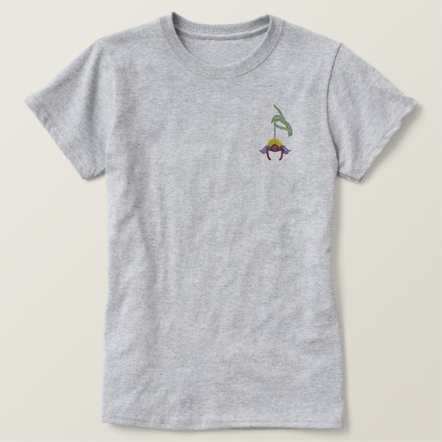 Austauschen Besticktes T-Shirt (Design vorne)