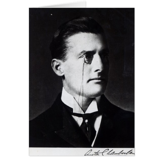 Austen Chamberlain (Vorne)
