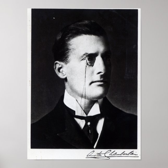 Austen Chamberlain Poster (Vorne)