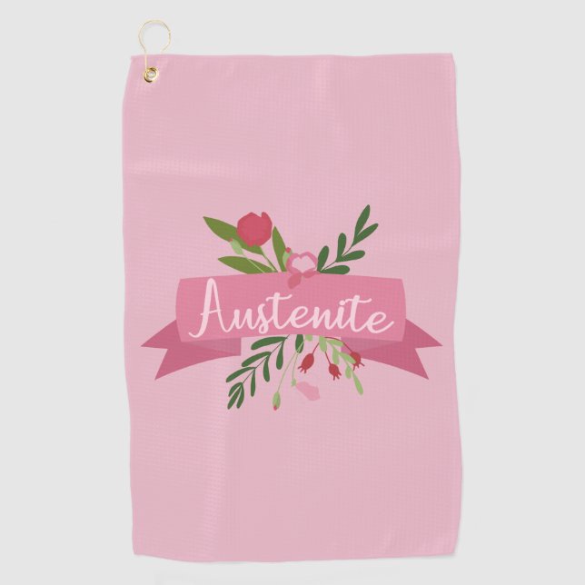 Austenit II Golfhandtuch (Vorderseite)