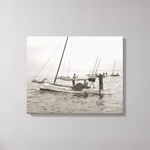 Auster Boats, 1903 Leinwanddruck