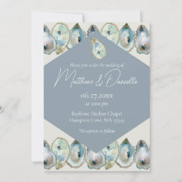 Auster in Wasserfarbe Einladung