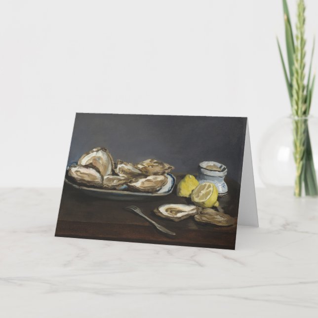 Austern | Édouard Manet Karte (Vorderseite)