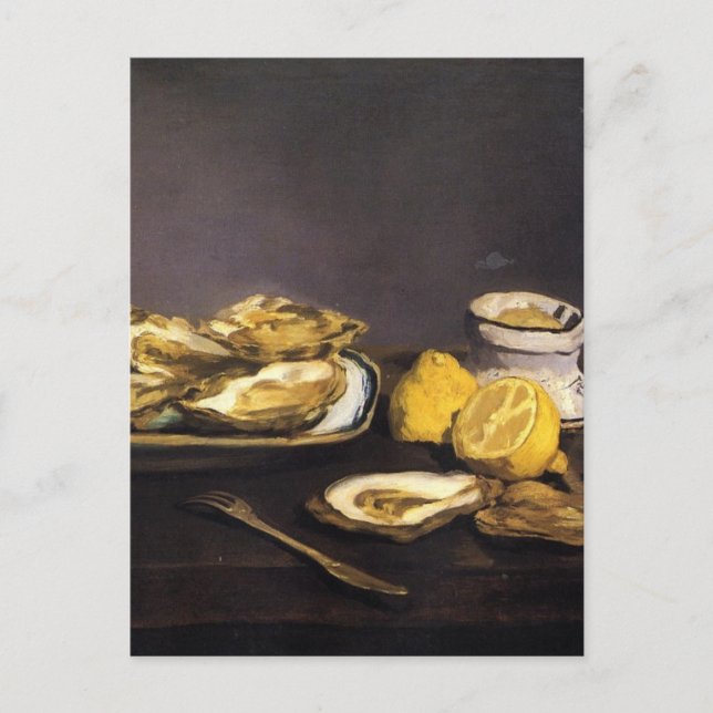 Austern - Édouard Manet Postkarte (Vorderseite)