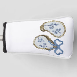 Austern Mit Blauem Bogen Golf-Schlagkopfabdeckung Golf Headcover