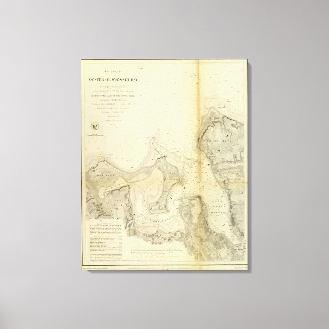 Austern oder Syosset Bay Leinwanddruck (Vorderseite)