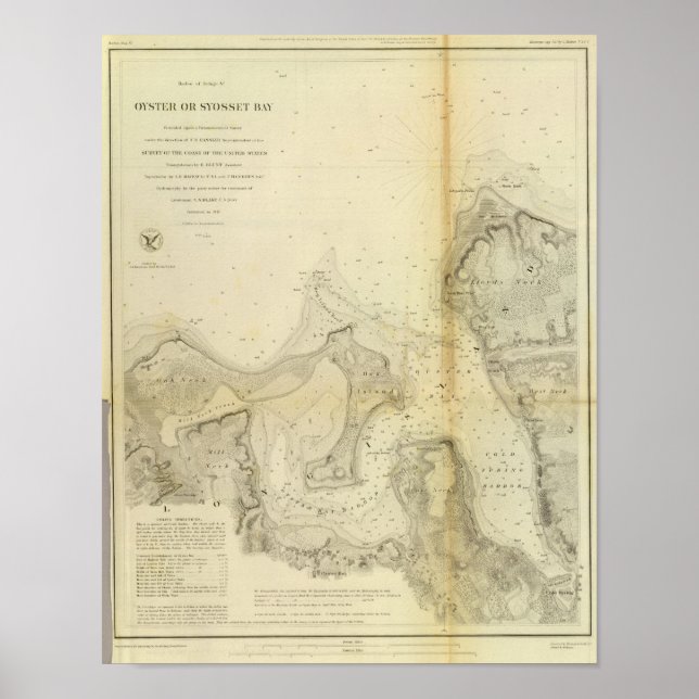 Austern oder Syosset Bay Poster (Vorne)