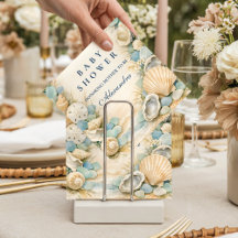 Austern- und Seesternchen-Strand-Baby-Party