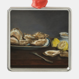 Austern (von Edouard Manet) Ornament Aus Metall