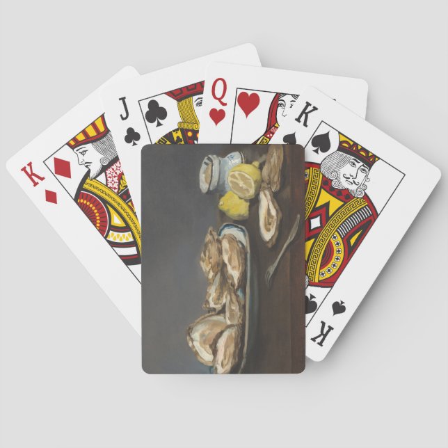 Austern (von Edouard Manet) Spielkarten (Rückseite)