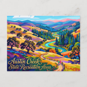 Austin Creek State Recreation Area Kalifornien Postkarte