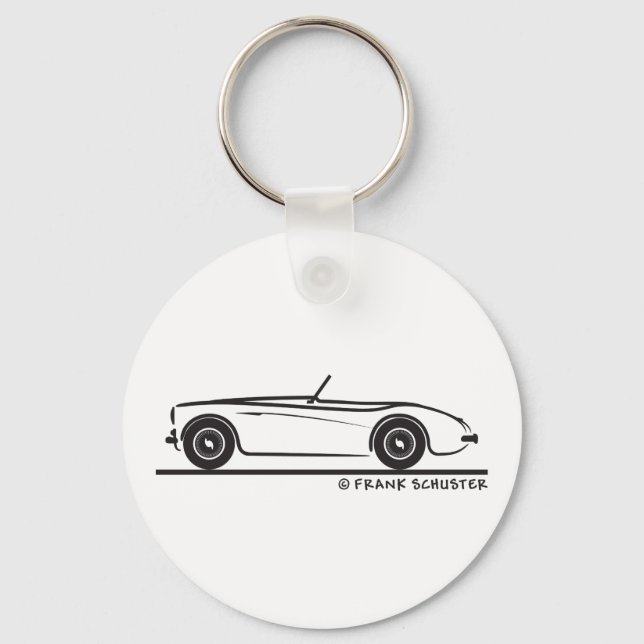 Austin Healey 100 Schlüsselanhänger (Vorderseite)