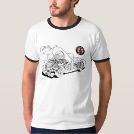 Austin Healey Bugeye Frogeye Car 1958 Wanderherde T-Shirt