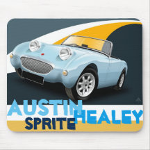 Austin Healey"Frosch-Auge" Sprite-Mäusematte