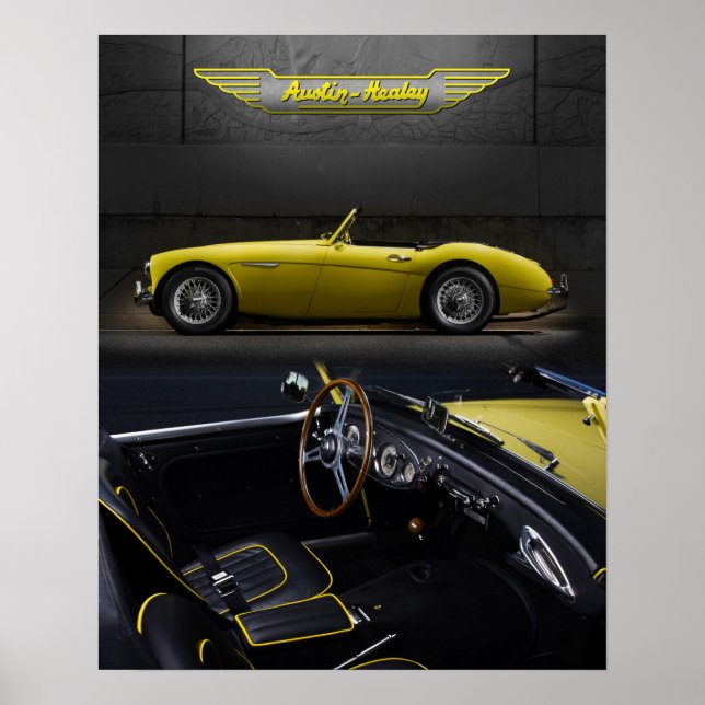 Austin-Healey Poster (Vorne)