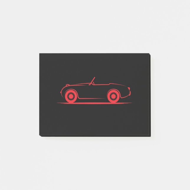Austin Healey Sprite Bugeye Post-it Klebezettel (Vorderseite)