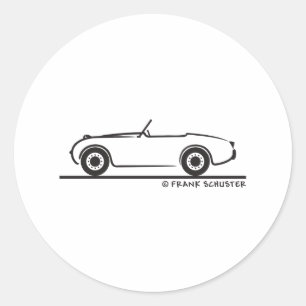 Austin Healey Sprite Runder Aufkleber