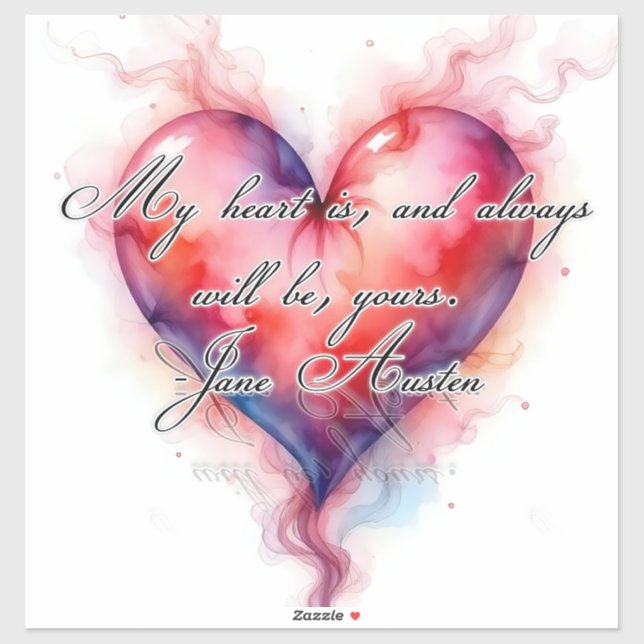 Austin-Herz Aufkleber (Blatt)