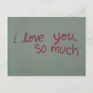 Austin Jo's Coffee - Ich Liebe dir so viel Postkarte