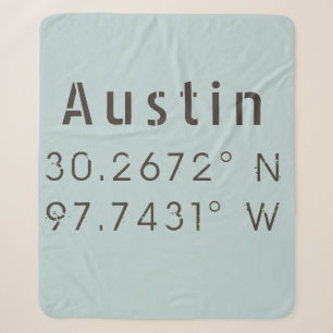 Austin Latitude und Länge Sherpadecke