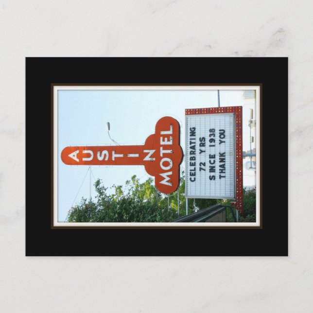 Austin Motel - carte postale (Devant)