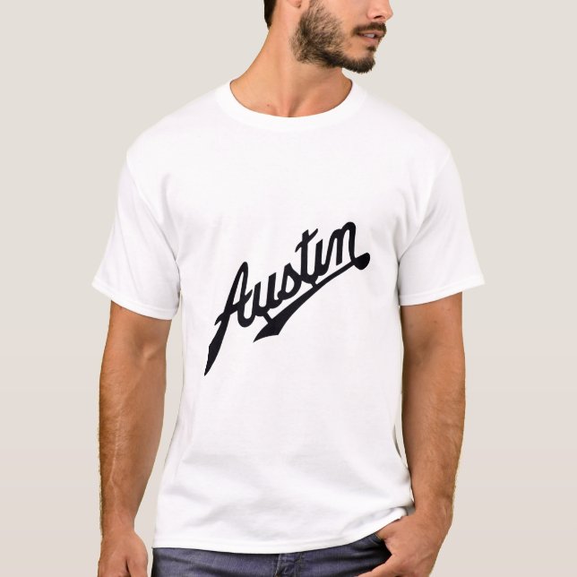 Austin Oldtimer-Auto-Emblem T-Shirt (Vorderseite)