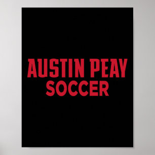 Austin Peay State University Fußball-Gouverneure A Poster