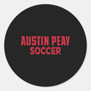 Austin Peay State University Fußball Governors App Runder Aufkleber