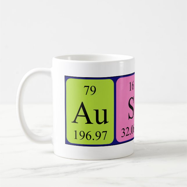 Austin Periodenname Tasse (Links)