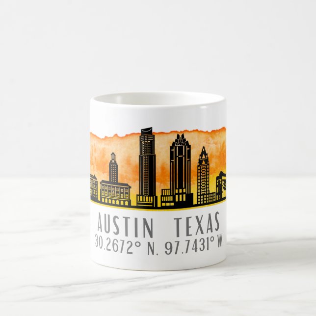 Austin Skyline Latitude Kaffeetasse (Mittel)
