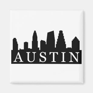 Austin Skyline Magnet