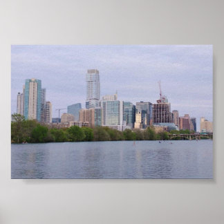Austin Skyline Poster